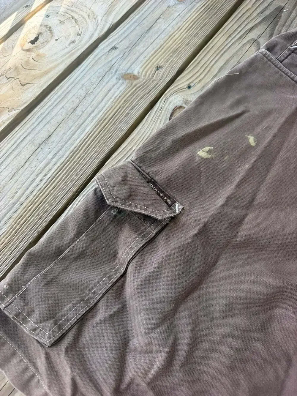 Enyce Cargo Shorts Size 36 Brown Cotton Skate Y2K Grunge